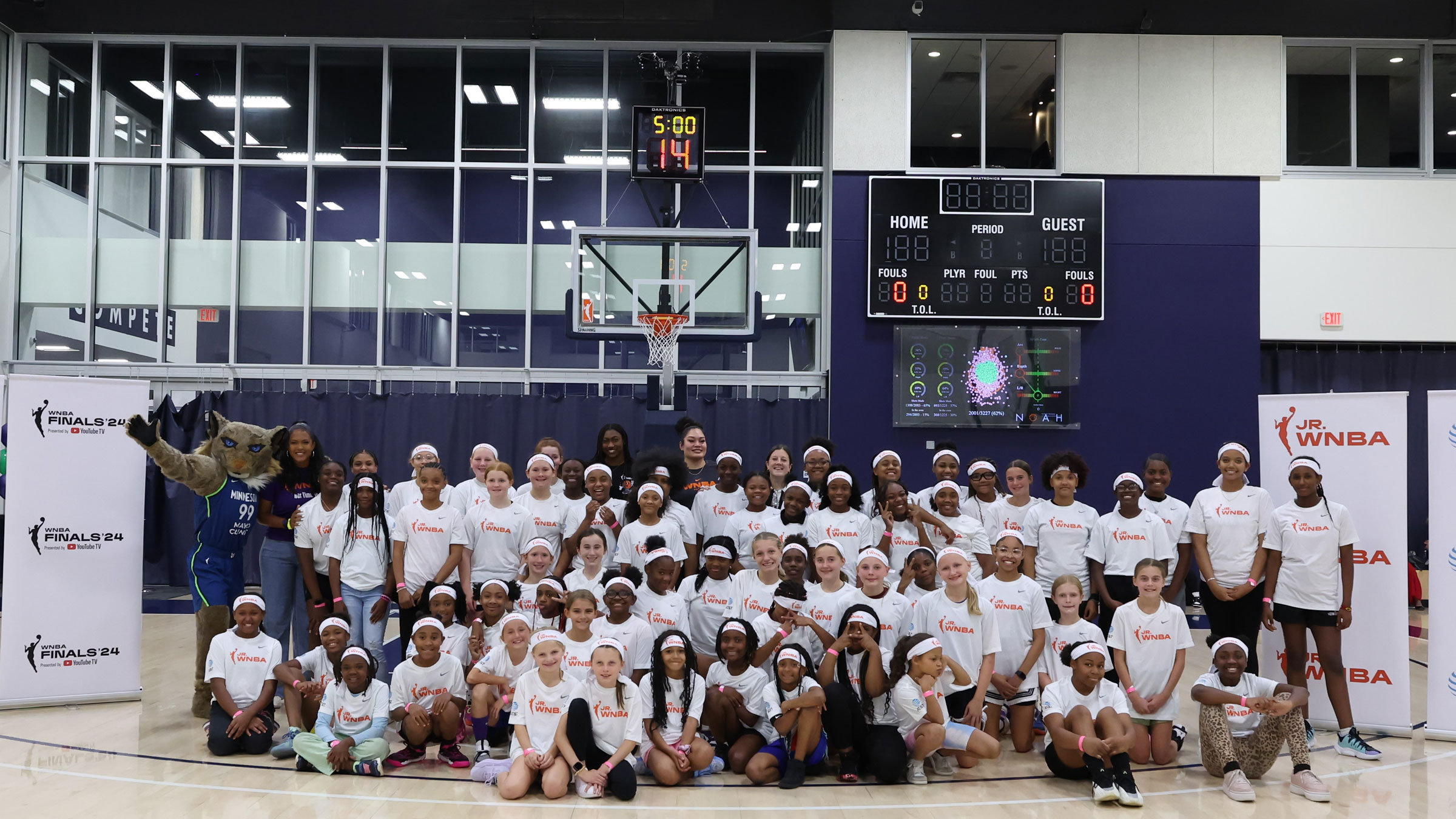 Jr. WNBA Event Hosted By WNBA, AT&T During 2024 WNBA Finals